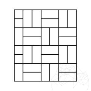 Travertinfliesen Classic Cross Cut Gebürstet 40.6 x 20.3 x 1.2 cm