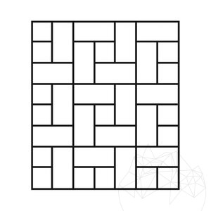 Pfirsich Kreuzschliff Gebürstet und gemeißelt Travertin 15 x 30,5 x 3 cm