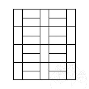 Klassischer PREMIUM Kreuzschliff poliert Travertin 61 x 30,5 x 1,2 cm