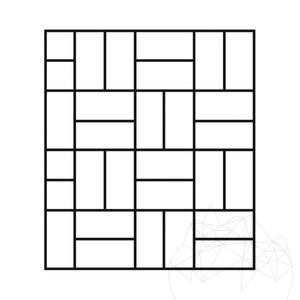 Classic PREMIUM Kreuzschliff gehonter Travertin 61 x 40,6 x 1,2 cm