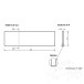 Arbeitsplatte aus poliertem Granit Black Pearl 250 x 65 x 3 cm