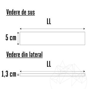 Fileti Getrommelter Thassos-Marmor 5 cm x FL x 1,3 cm