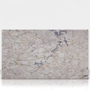 Arabescato Violett Polierter Marmor 60 x 30 x 2 cm (Transluzent)
