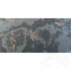 Flexibler Schiefer SKIN Ultra-Flex 2mm - Herbst Rustikal, 122x61 cm | Stein für Wände, Möbel, Fassaden