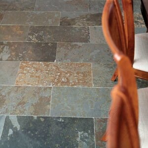 Noisette Multicolor Riven Schiefer 60 x 30 x 1 cm