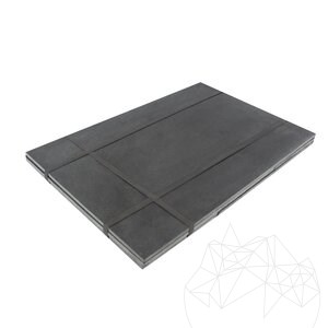 Nero Riven Schiefer französisch gemustert Set 1 cm