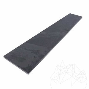 Nero Gebürsteter Schiefer 60 x 10 x 1 cm