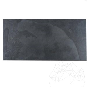 Nero Gebürsteter Schiefer 60 x 30 x 1 cm