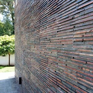 Multi Slate Stripes Wandverkleidungspaneel 15 x 60 cm