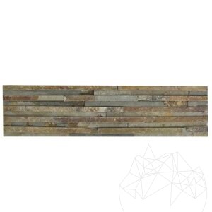 Multi Slate Stripes Wandverkleidungspaneel 15 x 60 cm