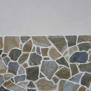 AquaBlue Polygonaler Schiefer - Terrassenfliesenplatten