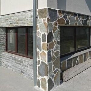 AquaBlue Polygonaler Schiefer - Terrassenfliesenplatten