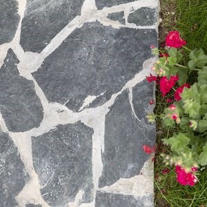 Laguna Green Polygonalschiefer - Naturstein für Innen- und Außenfassaden, Pflasterungen und Gehwege