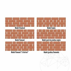 Deco Brick - Traditioneller dekorativer Ziegel 17 x 8 x 5 cm