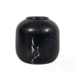 Autograph Bari Vase Nero Marmor, 20 x 19 cm