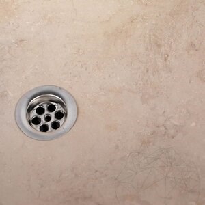 Badezimmer Waschbecken Matia Classic Travertin BRTA 50 x 40 x 13 cm