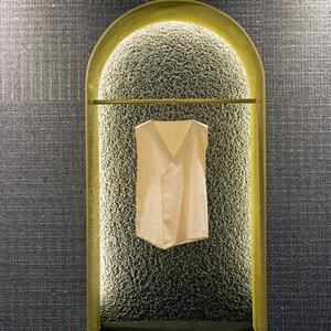 Granitplatte Black Crystal Cotton Design 1CM