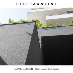 Black Crystal Rock Design Platte 3CM