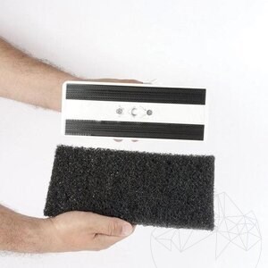 LTP Profesional Black Emulsifying Pad - Reinigt strukturierte Oberflächen (entfernt Schmutz, Kleber, Fugen)