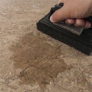 LTP Profesional Black Emulsifying Pad mit Griff - Hochleistungspad (entfernt Schmutz, Kleber, Fugenmasse)