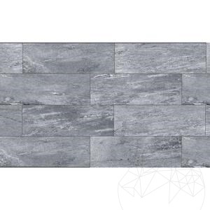 Sinterstein L'ALTRA PIETRA Cervino Dark, 40 X 120 X 2 cm, R11 - Rutschfest für den Außenbereich