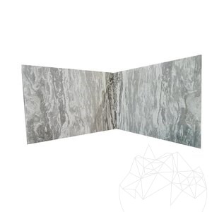 Calacatta Cielo Polierte Marmorplatte 2 cm