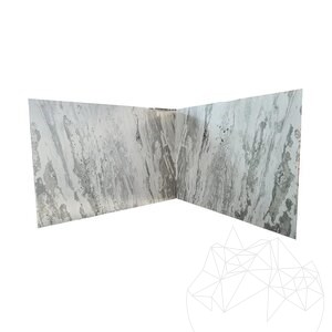 Calacatta Cielo Polierte Marmorplatte 2 cm