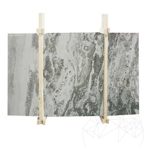 Calacatta Cielo Polierte Marmorplatte 2 cm