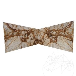 Calacatta Gold Polierte Marmorplatte 2 cm