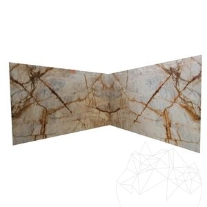 Calacatta Gold Polierte Marmorplatte 2 cm