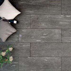Sinterstein L'ALTRA PIETRA Harena Calanca Dark, 40 X 80 X 2 cm, R11 - Rutschfest für den Außenbereich