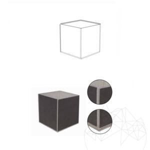 Planter Fioriera - Sinterized Stone, 40X40X2XH40