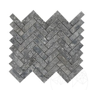 Mosaikfliese Ceppo Grey Chevron Matt