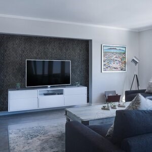 Mosaikfliese Ceppo Grey Chevron Matt