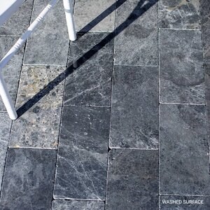 Ceppo Grey Getrommelter Marmor 30,5 x 15,2 x 3 cm
