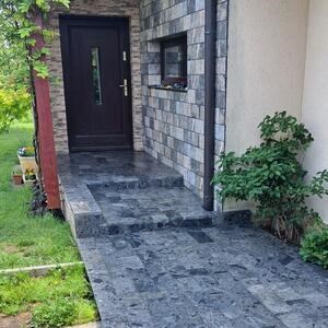 Ceppo Grey Getrommelter Marmor 30,5 x 15,2 x 3 cm