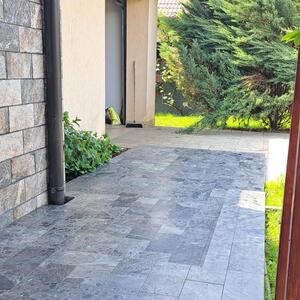 Ceppo Grey Getrommelter Marmor 30,5 x 15,2 x 3 cm