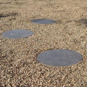 Garten-Trittstein Cerchio - Gesinterter Stein, D 58X2 cm