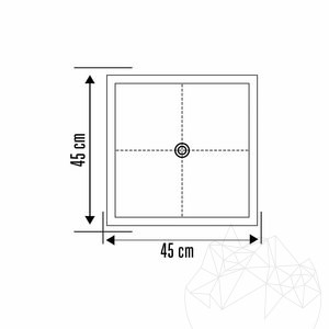Waschbecken für Badezimmer - Tao Classic Travertin 45 x 82 cm