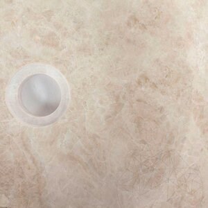 Waschbecken für das Badezimmer - Cappucino Marmor RS-19, 42 x 15 cm