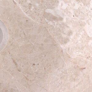 Waschbecken im Badezimmer - Cappuccino Marmor RS-21, 42 x 15 cm