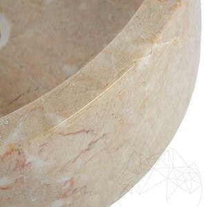 Waschbecken für das Badezimmer - Bursa Beige Marmor RS-22
