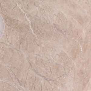 Waschbecken im Badezimmer - Hellbeige Marmor RS-5, 42 x 15 cm