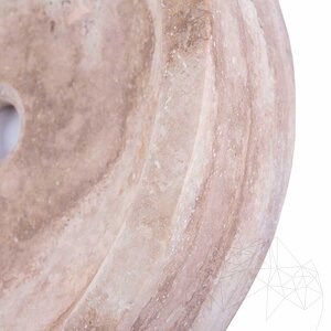 Waschbecken für das Badezimmer - Klassischer Travertin RS 17 - 42 x 12 cm
