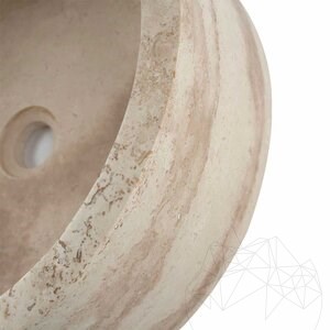 Waschbecken im Bad - Classic Travertin RS 22 - 42 cm x 15 cm