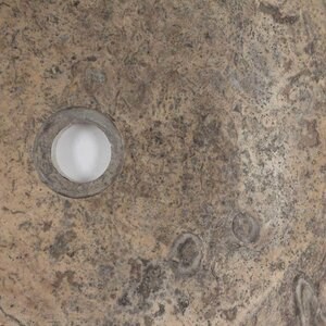 Badezimmer Waschbecken Silber Travertin RS-21