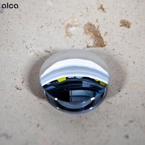 Click Clack Ablaufgarnitur Alca Plast (5/4'', Metall, mit Überlauf, großer Stöpsel)