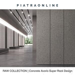 Concrete Avorio Super Rock Design Platte 2CM