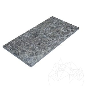 Extra blauer geflammter Labradorite 60 x 30 x 2 cm