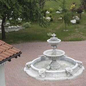 Fontana Imperio + Wassertank F 65 CB - Garten-Wasserbrunnen (H: 2,50 cm, T: 1,60 cm, 870 Kg)